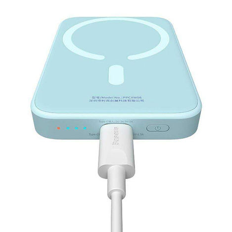 Powerbank Baseus Magnetic Mini 6000mAh 20W (niebieski)