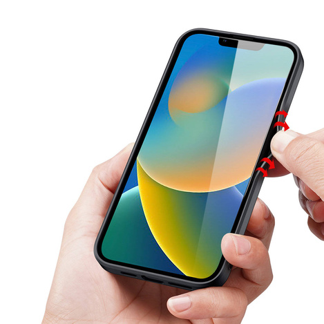 Dux Ducis Fino Schutzhülle iPhone 14 Plus blaues Nylon