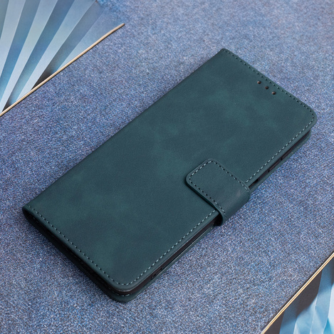 Etui Smart Velvet do Motorola Moto G24 / G04 ciemnozielone