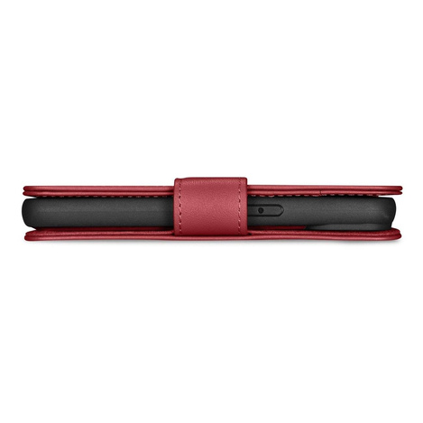 iCarer Wallet Case 2in1 iPhone 14 Pro Flip Leather Cover Anti-RFID red (WMI14220726-RD)