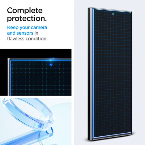 Spigen Glas.tR EZ Fit gehärtetes Glas für Samsung Galaxy S24 Ultra - 2 Stk.