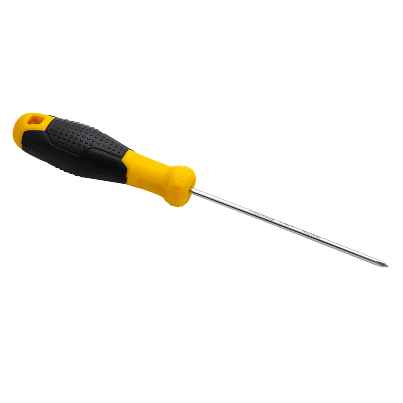 Wkrętak płaski Deli Tools EDL6331001, 3x100mm (żółty)