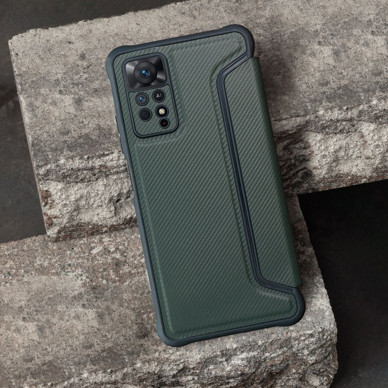 Kabura RAZOR Book do XIAOMI Redmi NOTE 13 PRO 5G ciemnozielony
