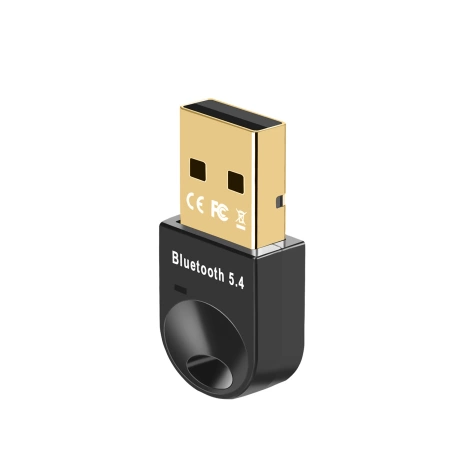 Mini Bluetooth 5.4 Adapter Wozinsky WUSB54YS USB-A Empfänger Sender für Computer – Schwarz