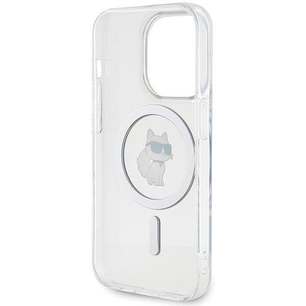 Karl Lagerfeld IML Choupette MagSafe case for iPhone 15 Pro - transparent