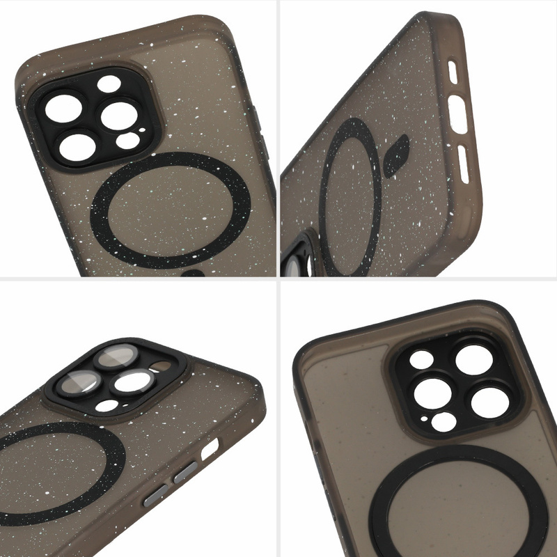 Tel Protect Magnetic Splash Frosted Case do Iphone 15 Czarny