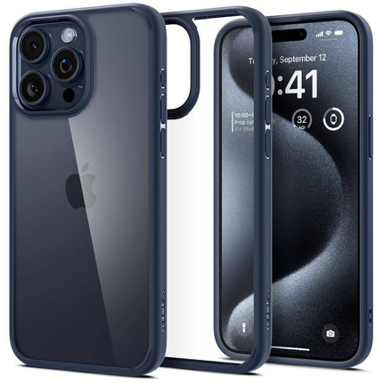Spigen Liquid Air iPhone 16 Pro granatowy/navy blue ACS08118