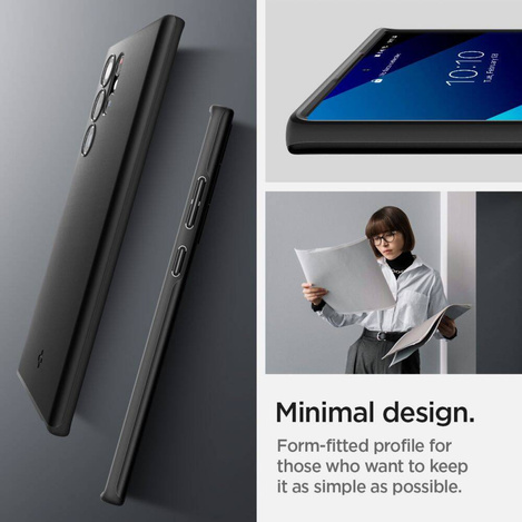 Etui SAMSUNG GALAXY S22 ULTRA Spigen Thin Fit czarne