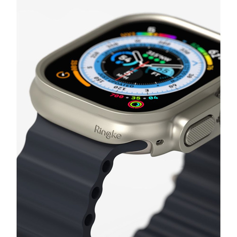 Schutzhülle APPLE WATCH ULTRA 49MM Ringke Slim 2-pack Clear & Titanium Grey