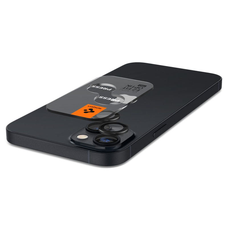 Kameraabdeckung IPHONE 14 / 14 PLUS Spigen Optik.TR Camera Protector 2-Pack schwarz
