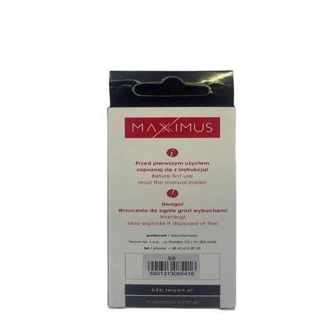 Battery for SAMSUNG GALAXY S8 3000mAh Maxximus EB-BG950ABE
