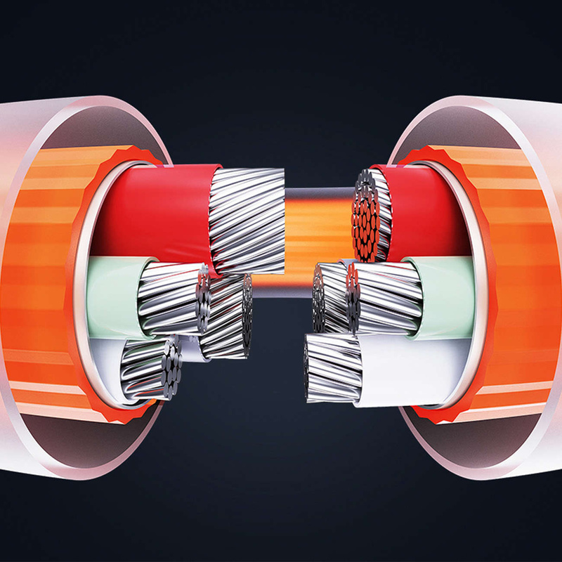 USB - Lightning 2,4A 1m Kabel Baseus CoolPlay - schwarz