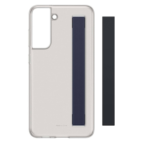 Samsung clear strap cover case cover for samsung galaxy s21 fe gray (ef-xg990cbegww)