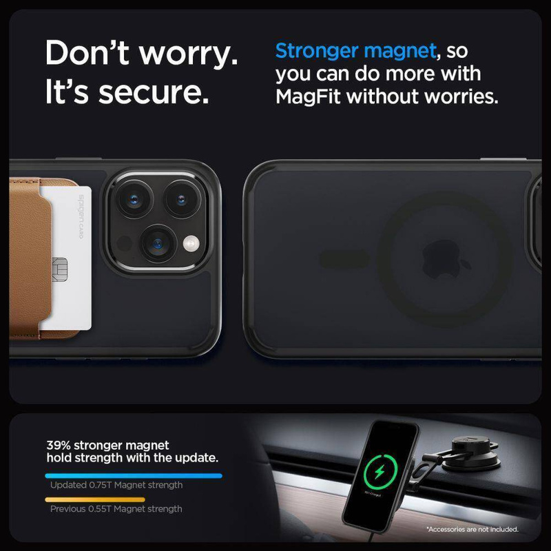 Spigen ULTRA HYBRID MAG MAGSAFE IPHONE 15 PRO FROST SCHWARZ