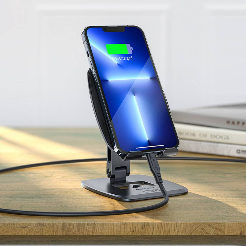 Acefast składany stojak / uchwyt na telefon szary (E13) 