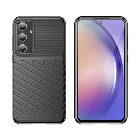 Thunder Case armored case for Samsung Galaxy A55 - black