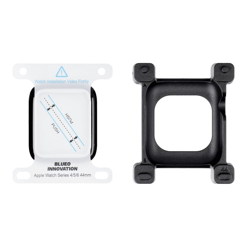 Szkło Hartowane 5D Mr. Monkey Glass - do Apple Watch SE / SE 2 44MM czarny (Strong HD)