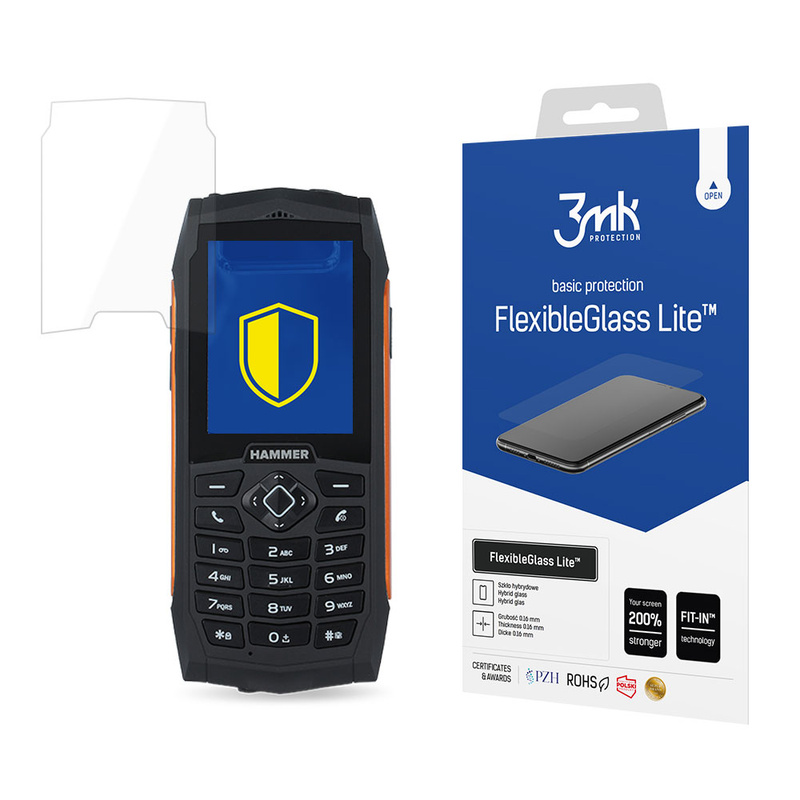 3mk szkło hybrydowe Flexible 2,5D Lite do MyPhone Hammer 3 / 3 Plus