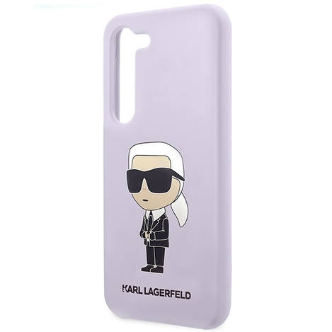 Karl Lagerfeld Silicone NFT Ikonik - Etui Samsung Galaxy S23+ (fioletowy)