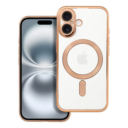 Futerał ELECTRO MAG COVER kompatybilny z MagSafe do IPHONE 16 złoty