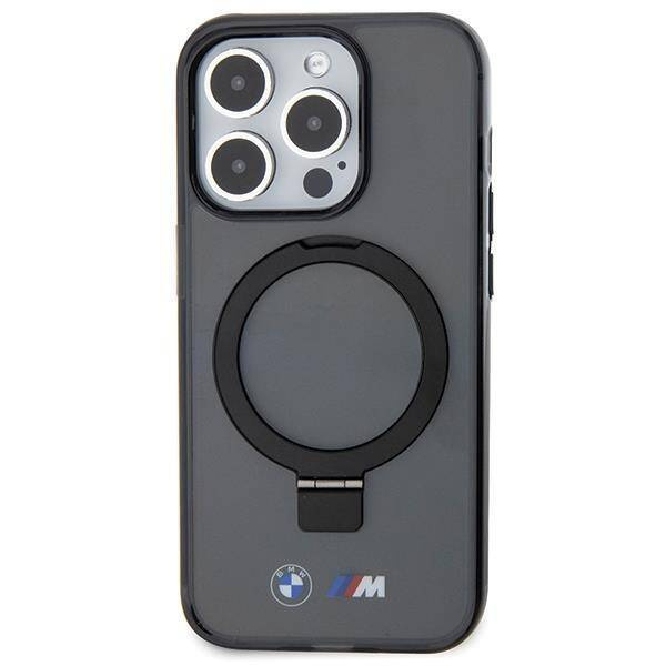 BMW Ring Stand M Collection MagSafe - Etui iPhone 15 Pro (czarny)