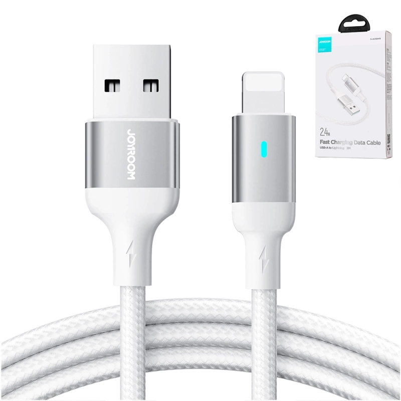 Joyroom USB - Lightning 2.4A A10 Series Kabel 3 m weiß (S-UL012A10)