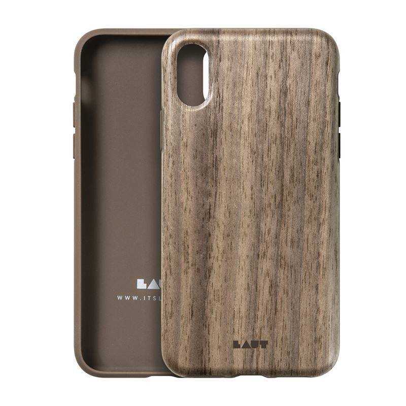 Laut PINNACLE - Etui iPhone XR z prawdziwego drewna (Walnut)