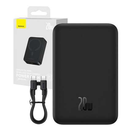 Powerbank Baseus Magnetic Mini 20000mAh 20W (czarny)