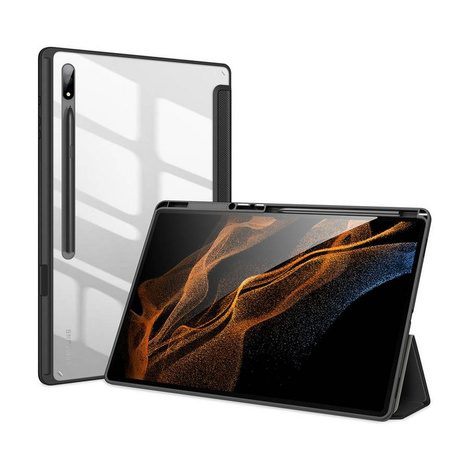 Etui SAMSUNG GALAXY TAB S8 ULTRA 14.6 X900 / X906 Dux Ducis Toby Portfel z Klapką Książkowe Skóra Ekologiczna czarne