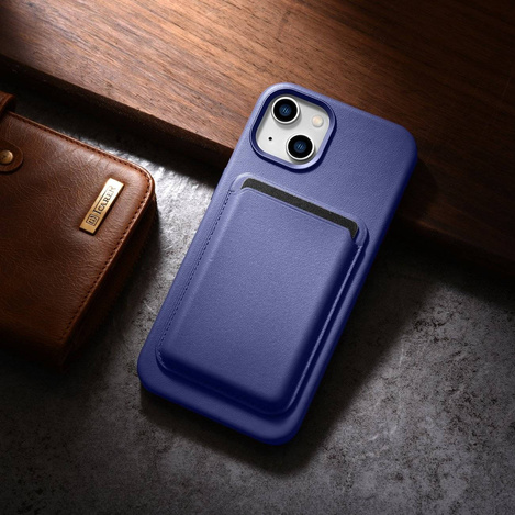 iCarer Case Leather genuine leather case for iPhone 14 Plus hellviolett () (MagSafe compatible)