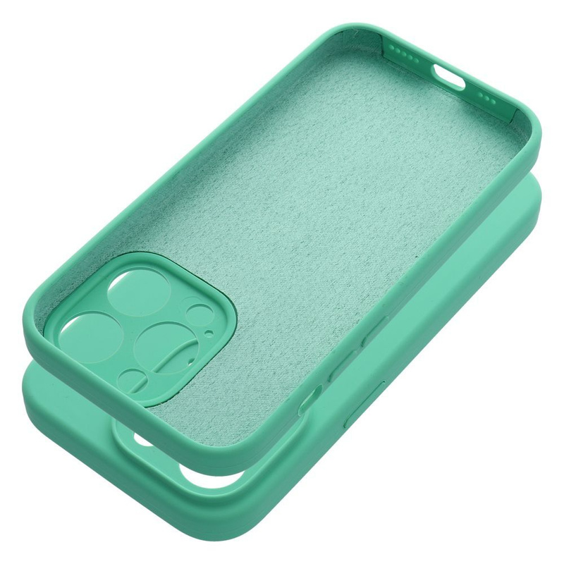 Futerał SILICONE 2mm do IPHONE 14 Pro miętowy