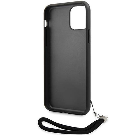 Karl Lagerfeld KLHCN61PSQRKS iPhone 11 / Xr 6,1&quot; Silber/Silber Hardcase Pailletten Kordel