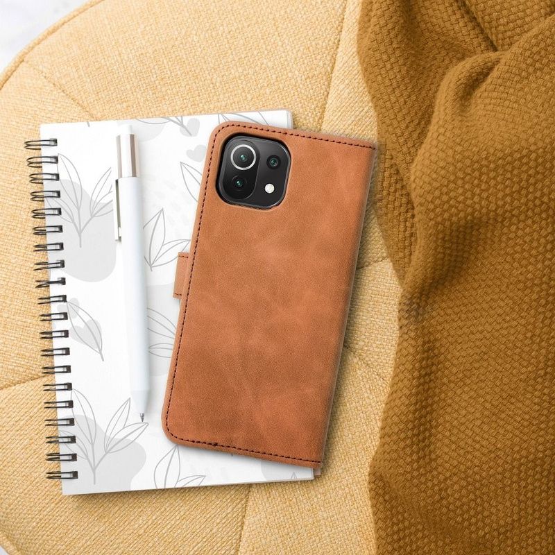 Kabura TENDER Book do XIAOMI Redmi 9C / 9C NFC brązowy