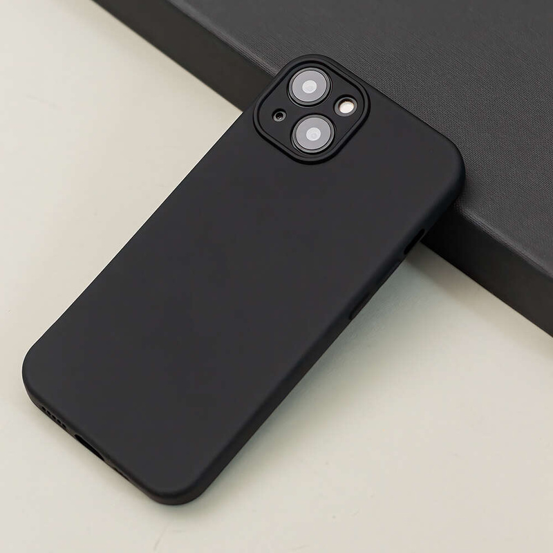 Etui do Samsung S23 FE czarne + Szkło na ekran + Szkło na aparat