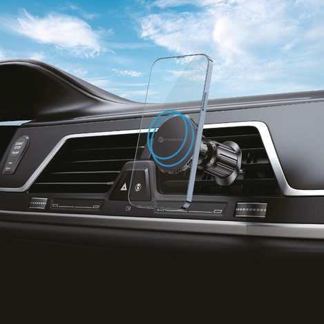 FORCELL F-Grip MagElite uchwyt samochodowy do kratki wlotu magnetyczny czarny