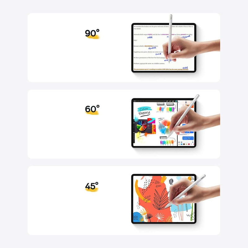 Aktiver Stift für iPad Baseus Smooth Writing 2 SXBC060202 – weiß