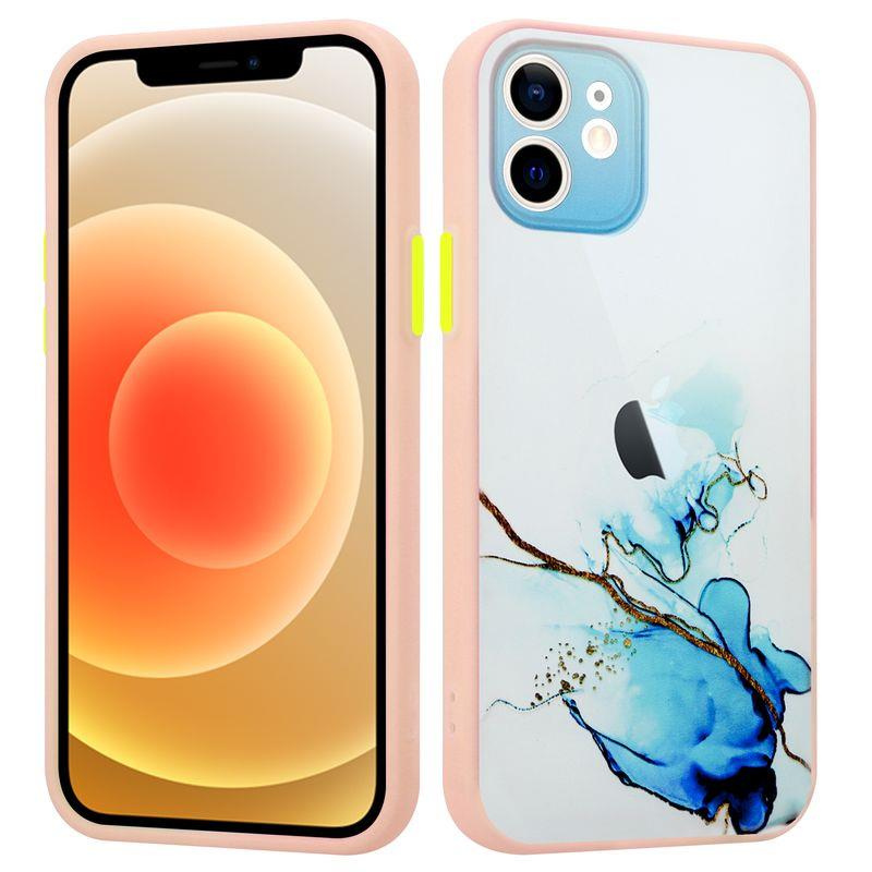 MX AQUARELLE IPHONE X/XS NIEBIESKO-BIAŁY / NAVY-WHITE
