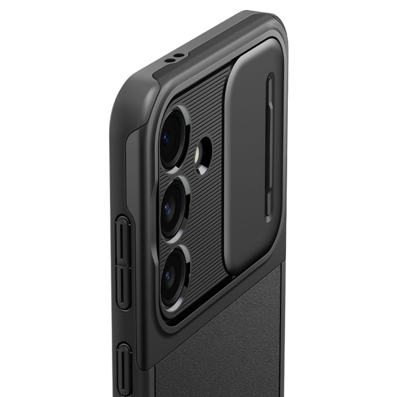 Spigen Optik Armor Hülle für Samsung Galaxy S24 – Schwarz