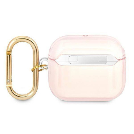 Etui APPLE AIRPODS 3 Guess AirPods Strap Collection (GUA3HHTSP) różowe