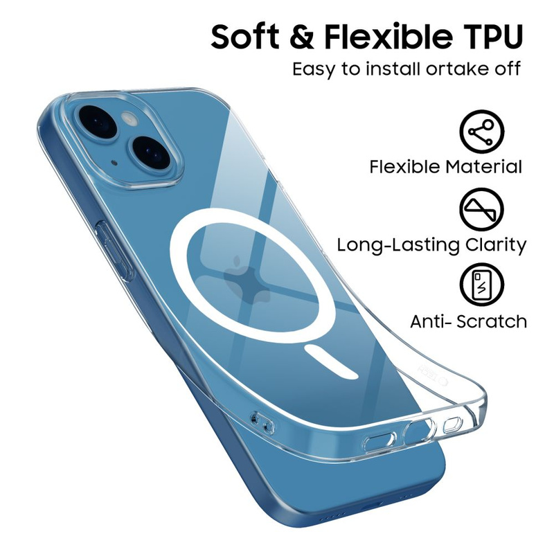 TECH-PROTECT FLEXAIR MAGSAFE IPHONE 13 MINI CLEAR