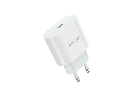 JELLICO Netz-Ladegerät AK200 PD 20W 1xUSB-C + Kabel USB-C - USB-C weiss