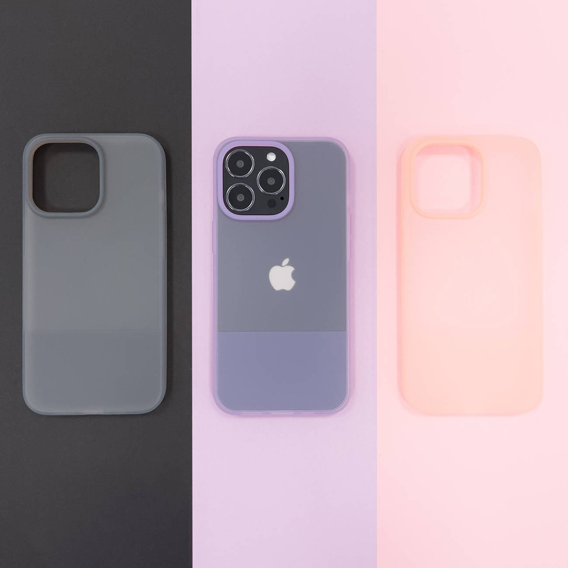 Kingxbar Plain Series Hülle für iPhone 13 Pro Silikonhülle Pink