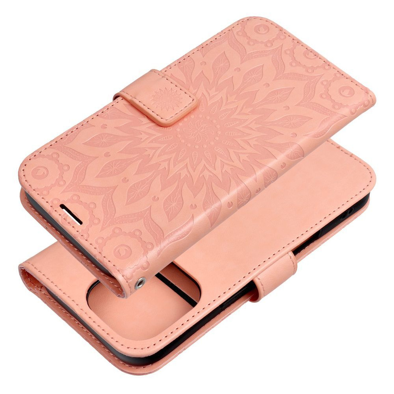 Kabura MEZZO Book do IPHONE 16 Pro Max mandala peach fuzz