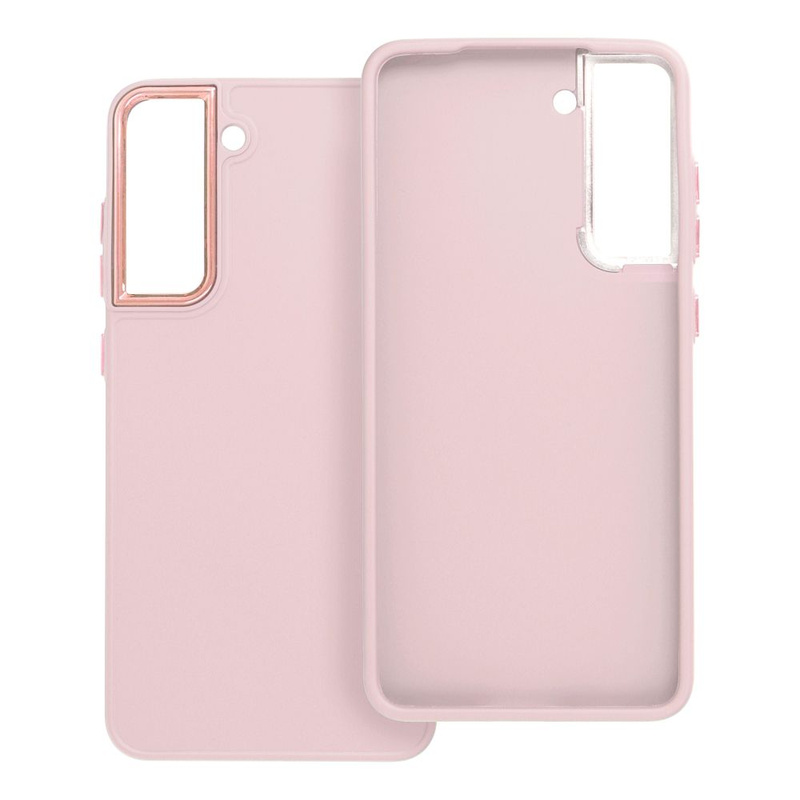 Futerał FRAME do SAMSUNG S21 FE pudrowy róż
