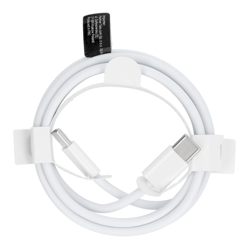 Kabel Typ C do Typ C 3.0 PD 30W HD26 biały 1 metr