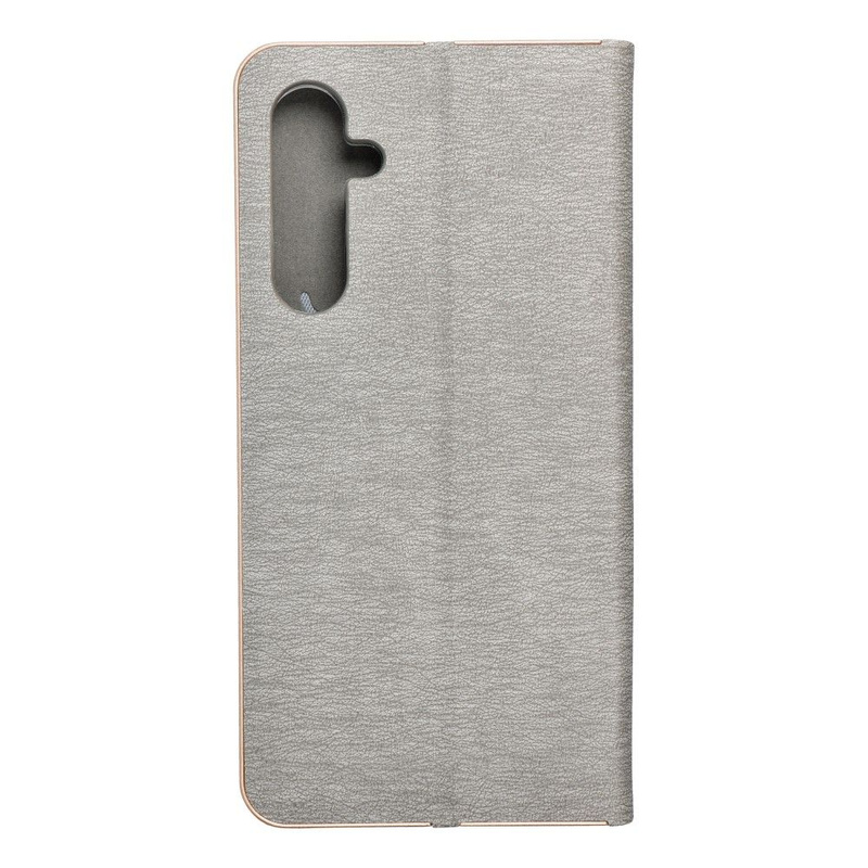 Kabura LUNA Book Gold do SAMSUNG S23 FE srebrny