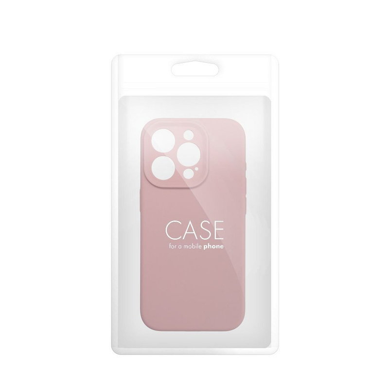 Futerał SILICONE 2mm do IPHONE 16 pudrowy róż