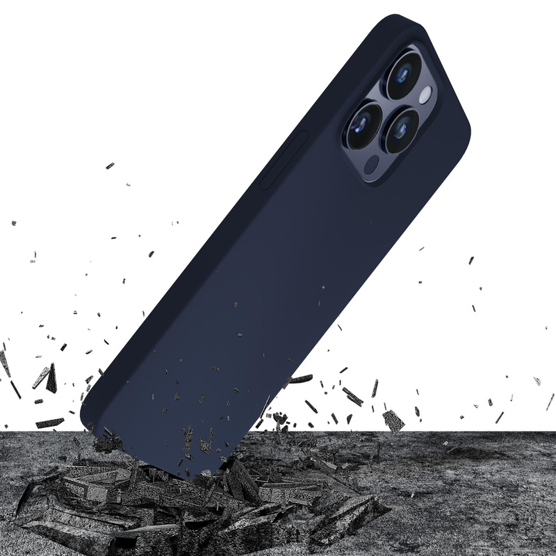Apple iPhone 16 Pro - 3mk Silicone Case Dark Navy