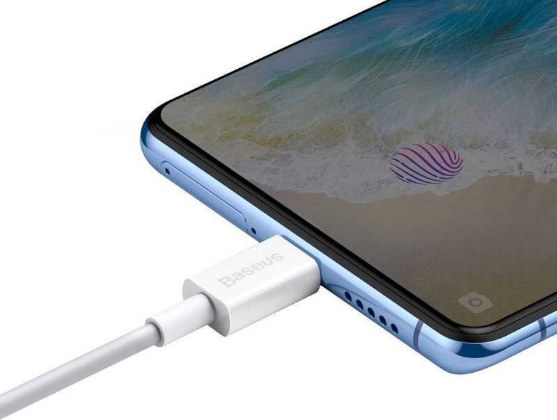 Baseus Superior kabel przewód USB - micro USB do szybkiego ładowania 2A 1m biały (CAMYS-02)