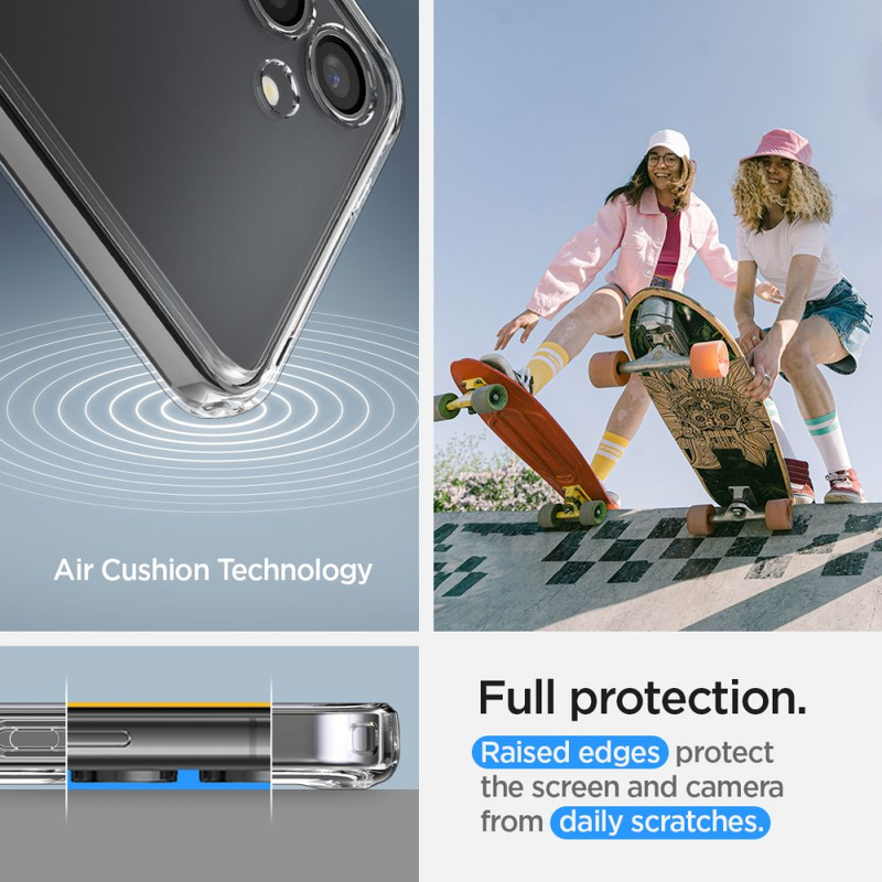 Spigen Ultra Hybrid-Hülle für Samsung Galaxy S24 – transparent
